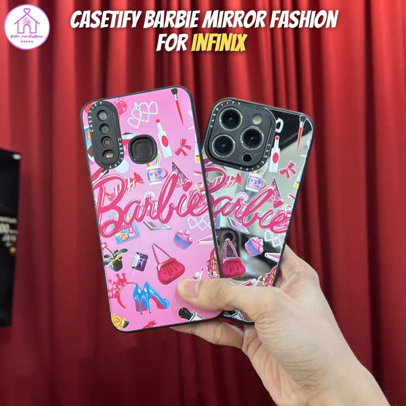 CASE FOR INFINIX CASETIFY BARBIE MIRROR FASHION Smart 7 Hot 30 30i 30 Play Note 30 Pro