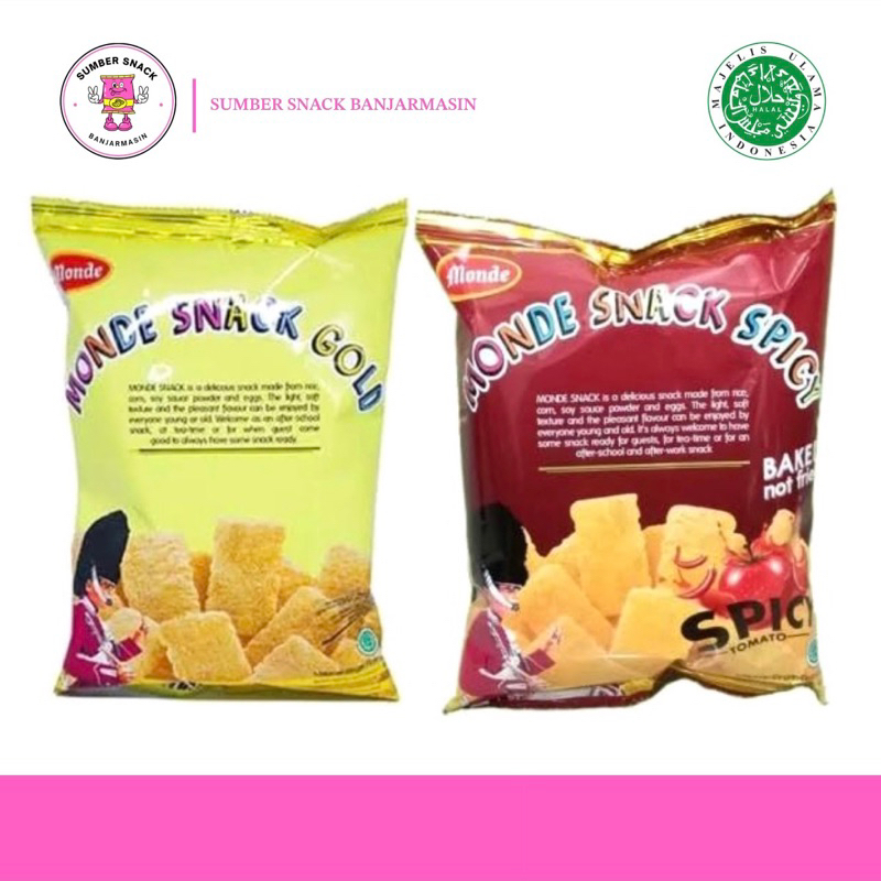 

Monde Snack (3 Varian Rasa) (2 Ukuran)