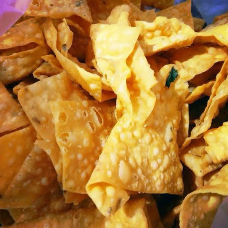 

pangsit bawang kerupuk pangsit bawang rasa gurih