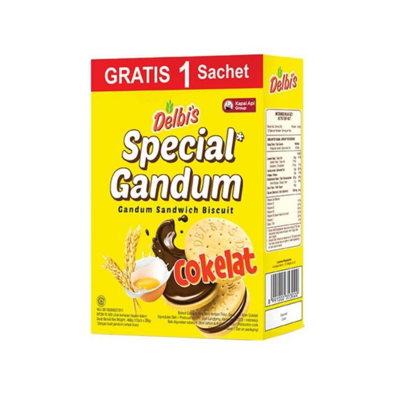 

Delbi's Special Gandum Strawberi pack (12 sachet ×29 gram)