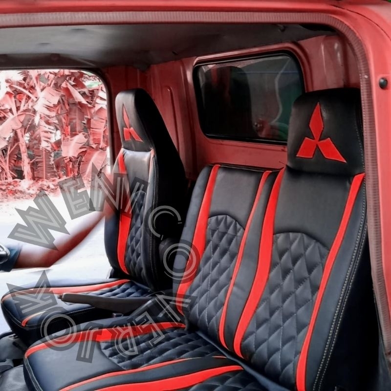 sarung jok mobil truk mitsubishi canter HD 125 ps - canter HDX - canter HDL - canter 110ps - Dll - c