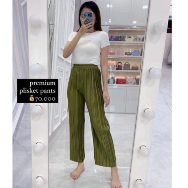 pleat pants