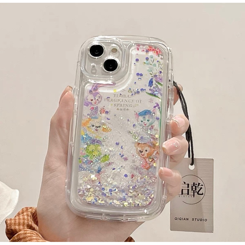 LINABELL DUFFY AND FRIENDS DISNEY WATER CASE FOR IPHONE 11-14 PROMAX | GLEAMSWEAR.ID