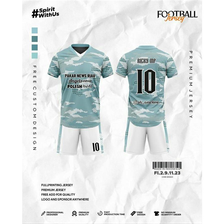 Jersey sepakbola, sepakbola, jersey, baju bola, football, full printing, jersey printing