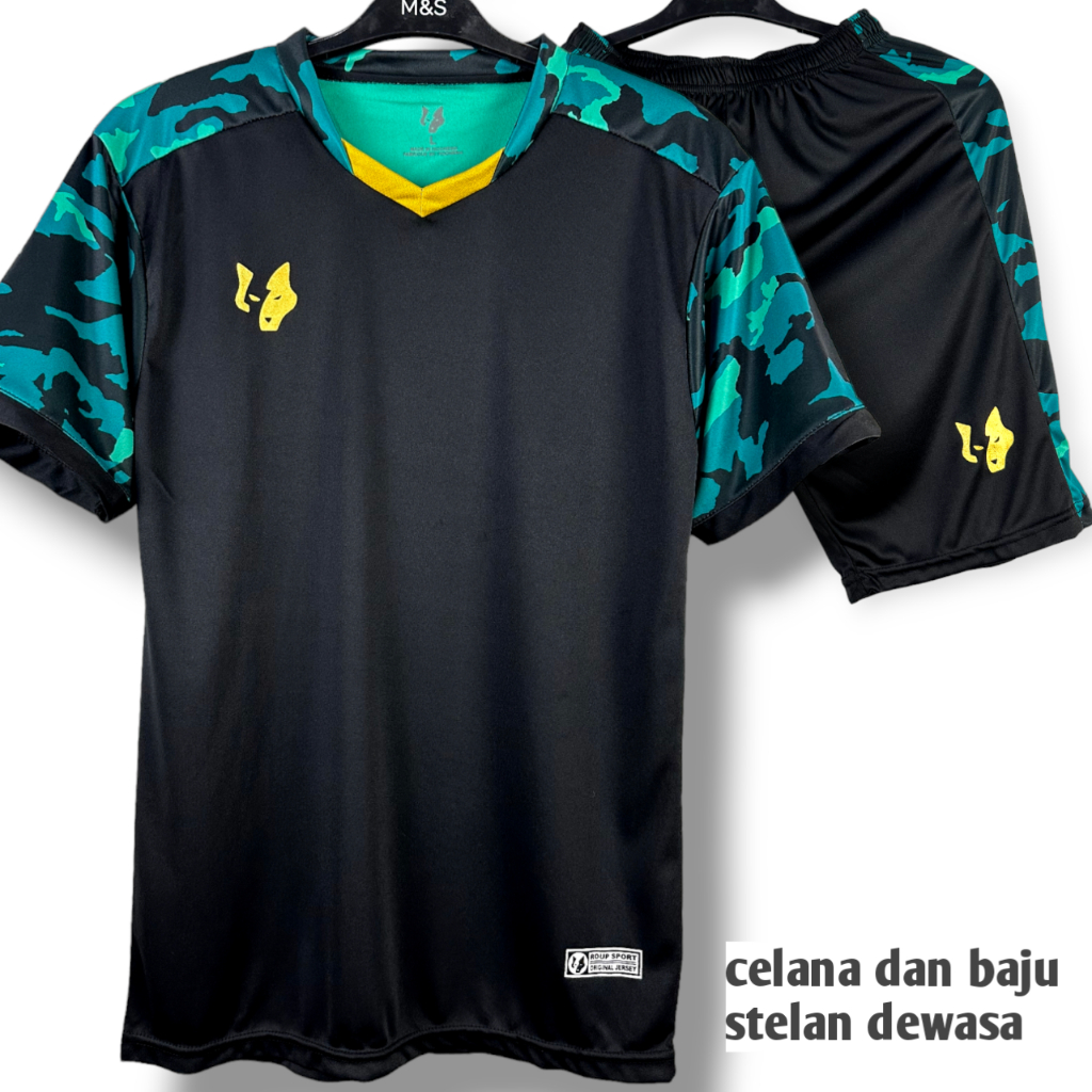 jerey baju bola futsal baju olahraga baju pria wanita set baju celana pakaian olahraga