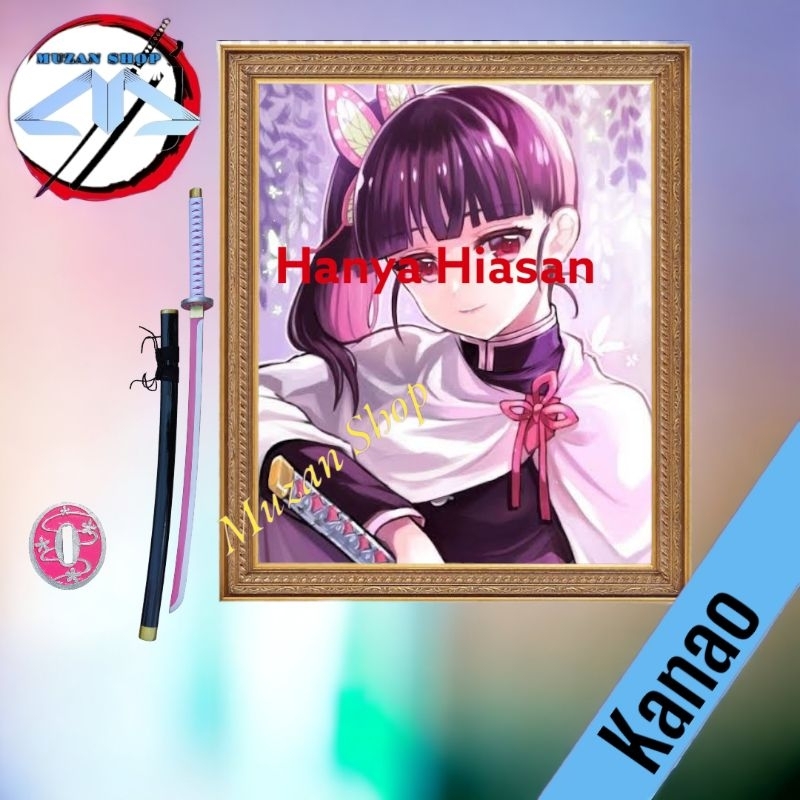 Mainan pedang kayu KANAO DEMON SLAYER