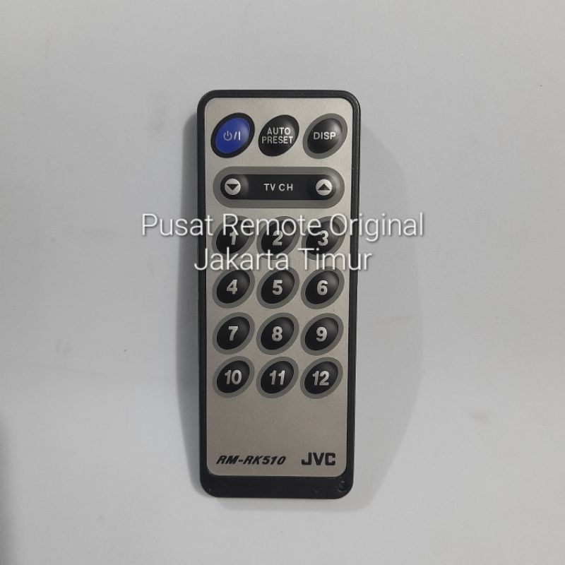 REMOTE REMOT DVD JVC TAPE MOBIL RM-RK510 ORIGINAL