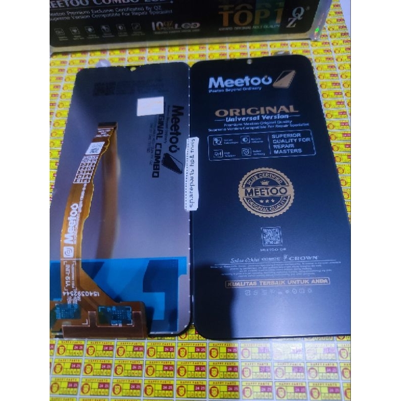 lcd touchscreen vivo y19 metoo/og original100%