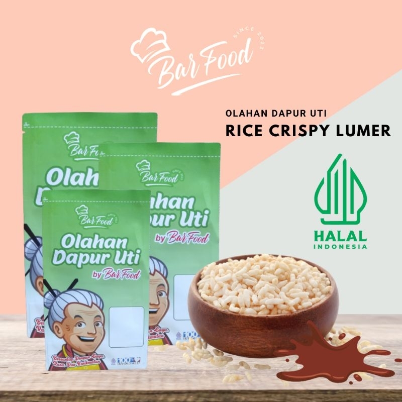 

BARFOOD || OLAHAN DAPUR UTI || RICE CRISPY LUMER || RICE LUMER || CEMILAN KEKINIAN