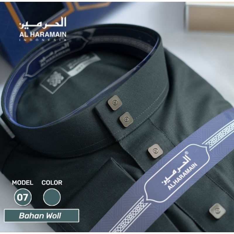 Jubah Al Haramain woll premium 07/gamis haramain dewasa terbaru