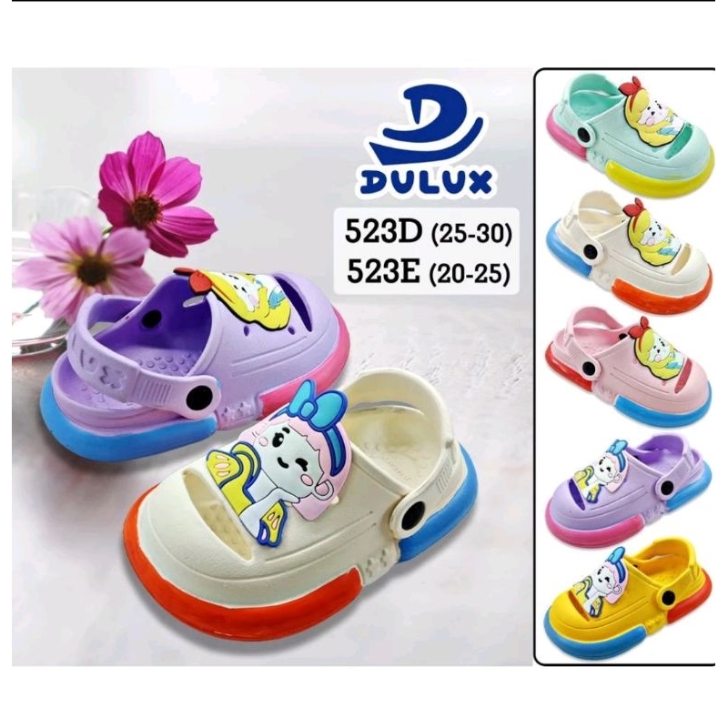 	 [PIKU] Sandal Anak Perempuan Sandal Slop Sendal Baim Karakter Princes Sendal Anak	