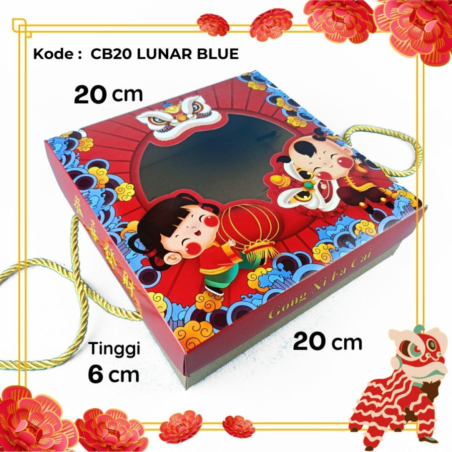 

kotak kue imlek window box packaging cake lapis hampers box kotak dus kue souvenir tahun bari china cny