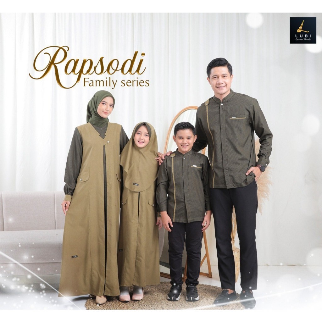 Sarimbit Keluarga 2024 Lebaran Sarimbit Lubi Rapsodi Family Army Baju Sarimbit Keluarga Muslim 2024 
