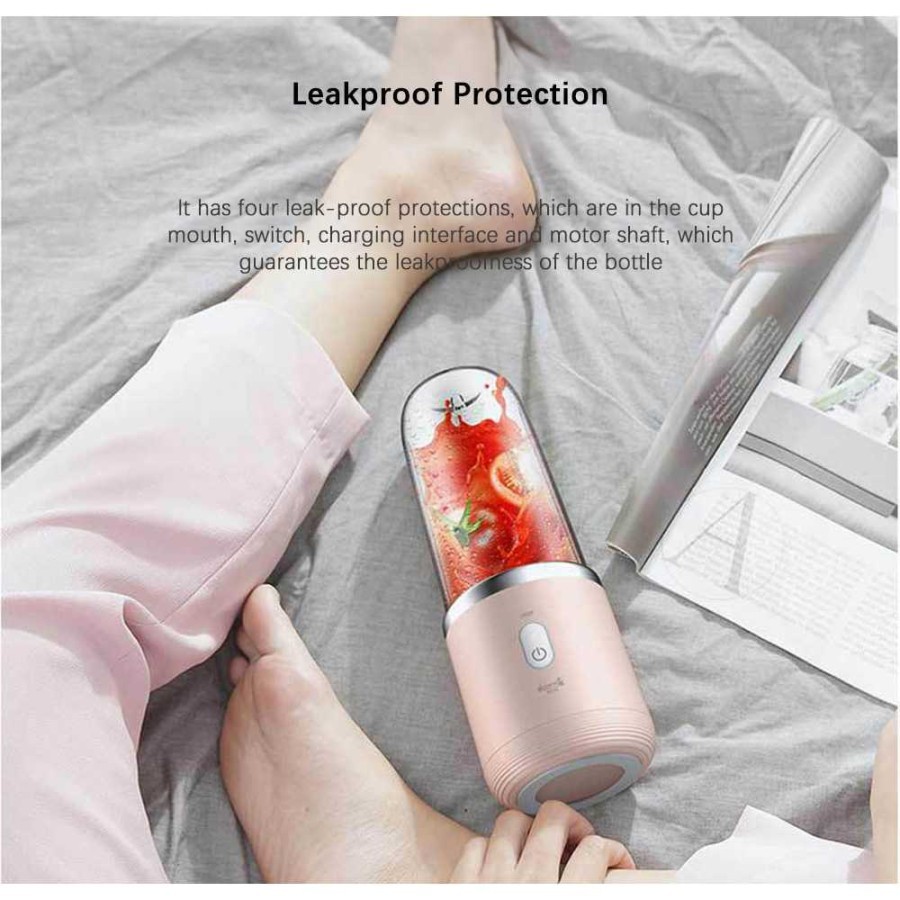 Deerma Blender Mini Portable Juice Cup Electric 400ML Rechargeable