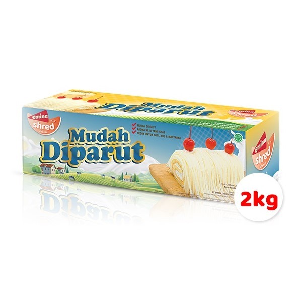 

Emina Shred Keju Mudah Diparut 2 Kg – Emina Cheese