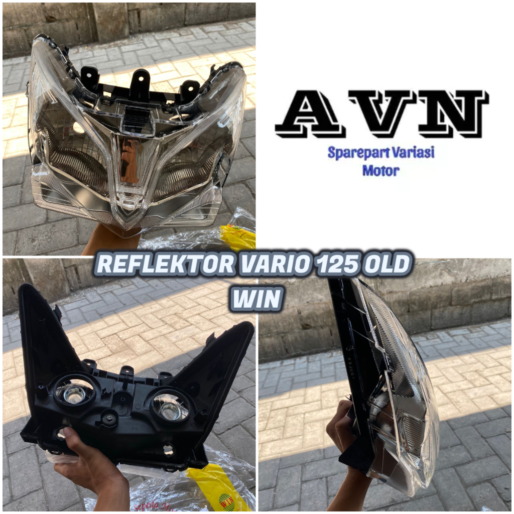 REFLEKTOR VARIO 125 WIN || LAMPU DEPAN VARIO 125 TECHNO LAMA 2013 2014 WIN || HEADLAMP VARIO 125 201
