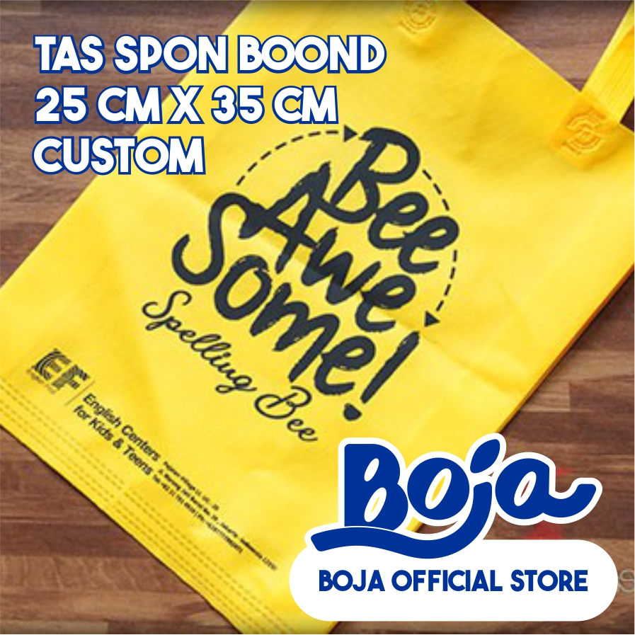 

Goodiebag Tas Spunbond Custom Sablon Tas Belanja Tas Souvenir Nikahan Hajatan Handl Ukuran 25x35x8cm 75 GSM
