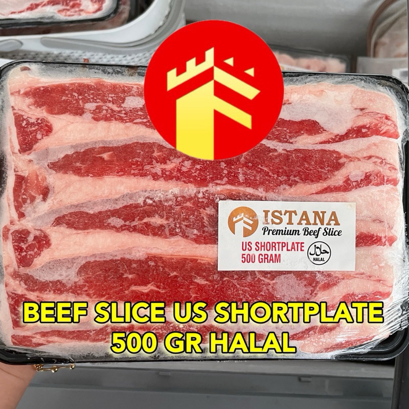 

BEEF SLICE US SHORTPLATE AUS SHORTPLATE 500 GR SUKIYAKI YAKINIKU TERIYAKI BBQ DAGING SAPI SLICE IRIS PREMIUM BBQ DAGING SLICE RENDAH LEMAK