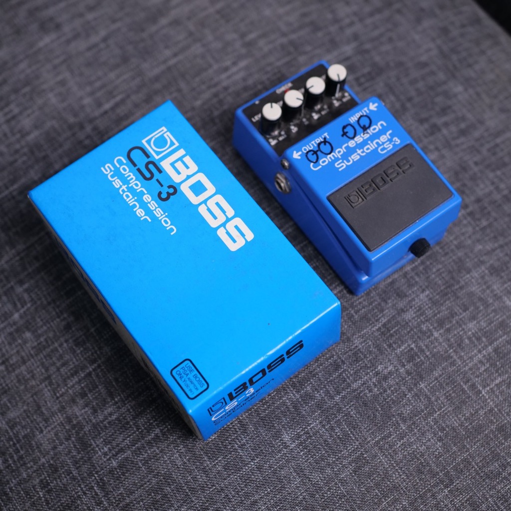 Pedal Efek Boss CS3 Compressor Guitar Bass Stompbox Second Like New