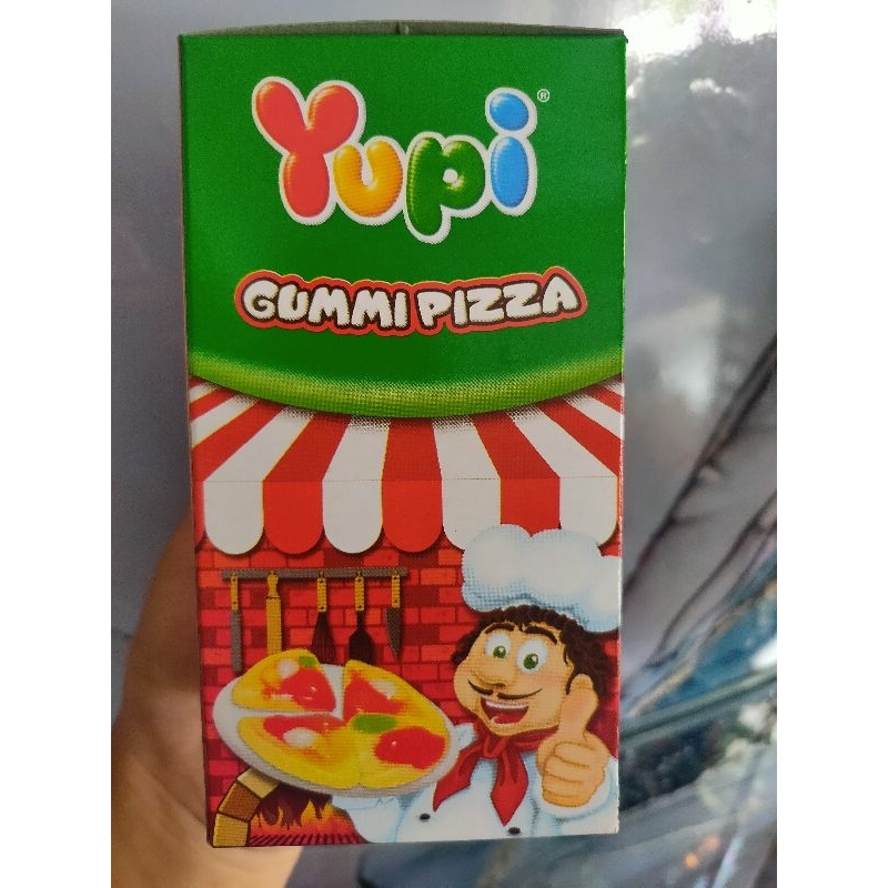 

YUPI GUMMI PIZZA 1 BOX ISI 12 PCS