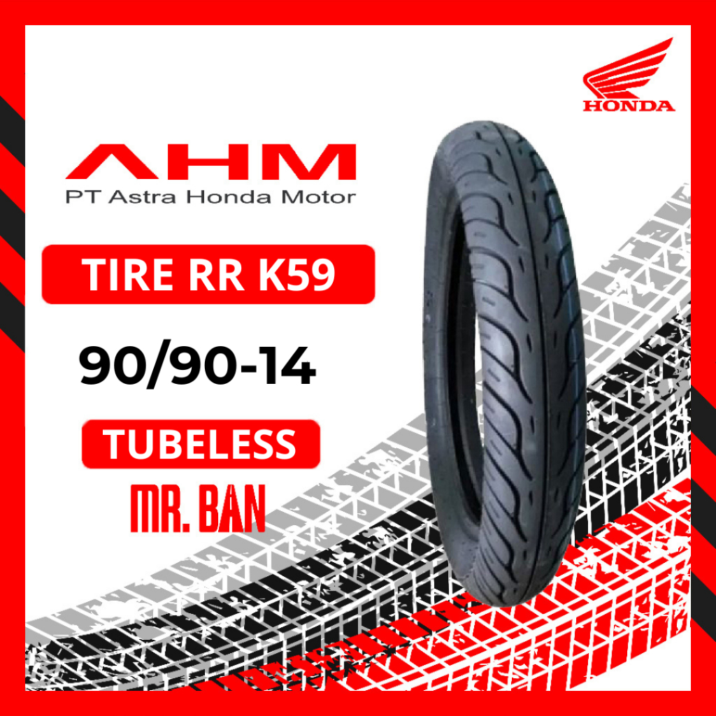 Ban Motor Matic Federal AHM FT235 Ring 14 Ukuran 90/90 Tubeless