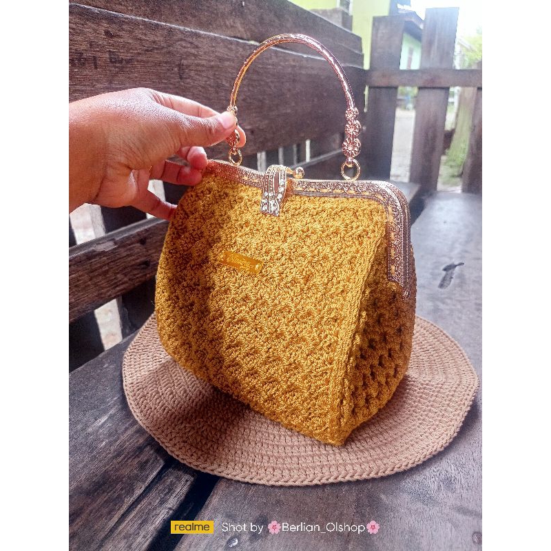 Tas Pesta Rajut Premium | Tas Handmade cantik keenan labels