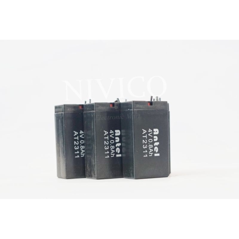 Baterai Aki 4v ANTEL 2311 800 mah 6.2 x 3.5 x 2 cm
