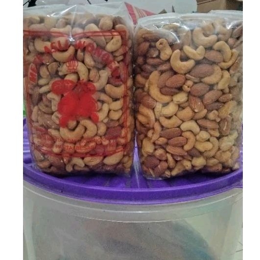 

mix almond mete 1kg panggang