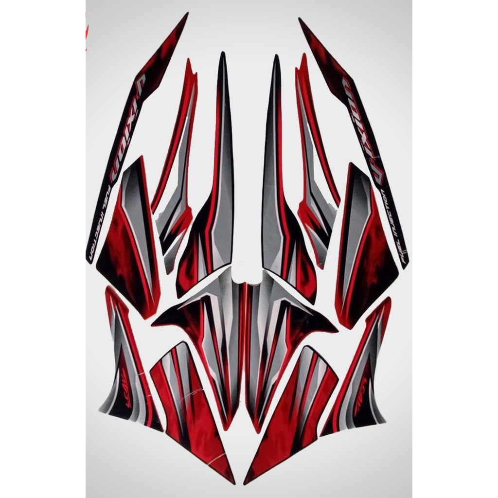 Stiker Striping Yamaha Vixion Old 2012 - List Stiker Standar Vixion Old 2012 - Striping Standar Vixi