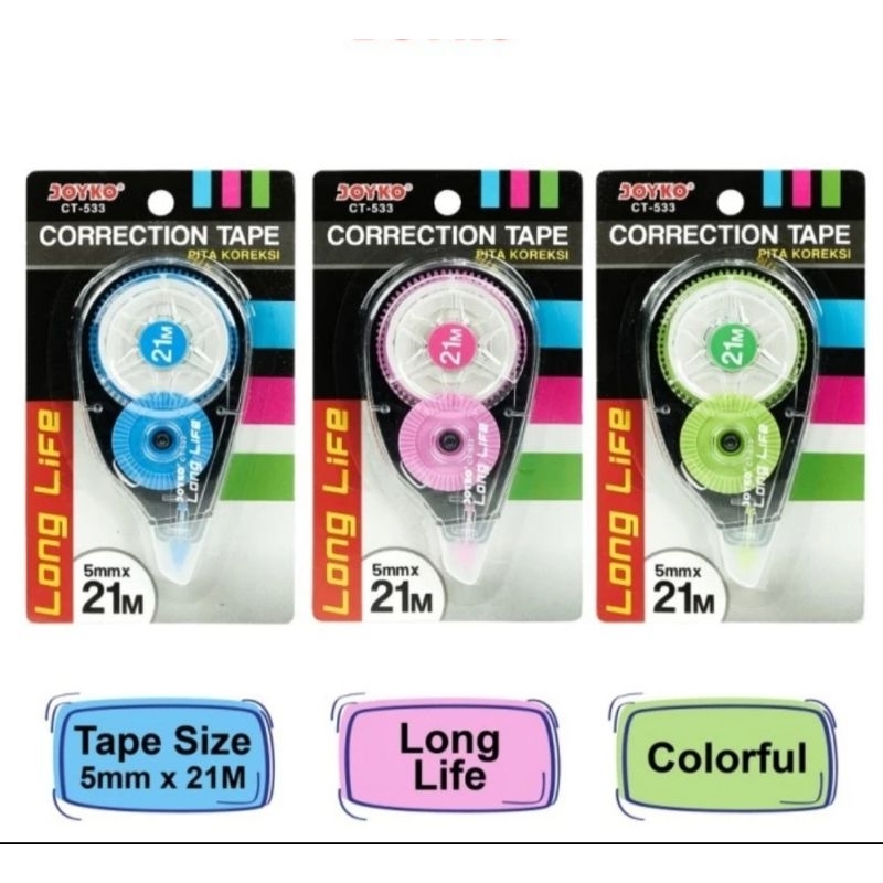 Correction Tape Joyko CT-533 21m