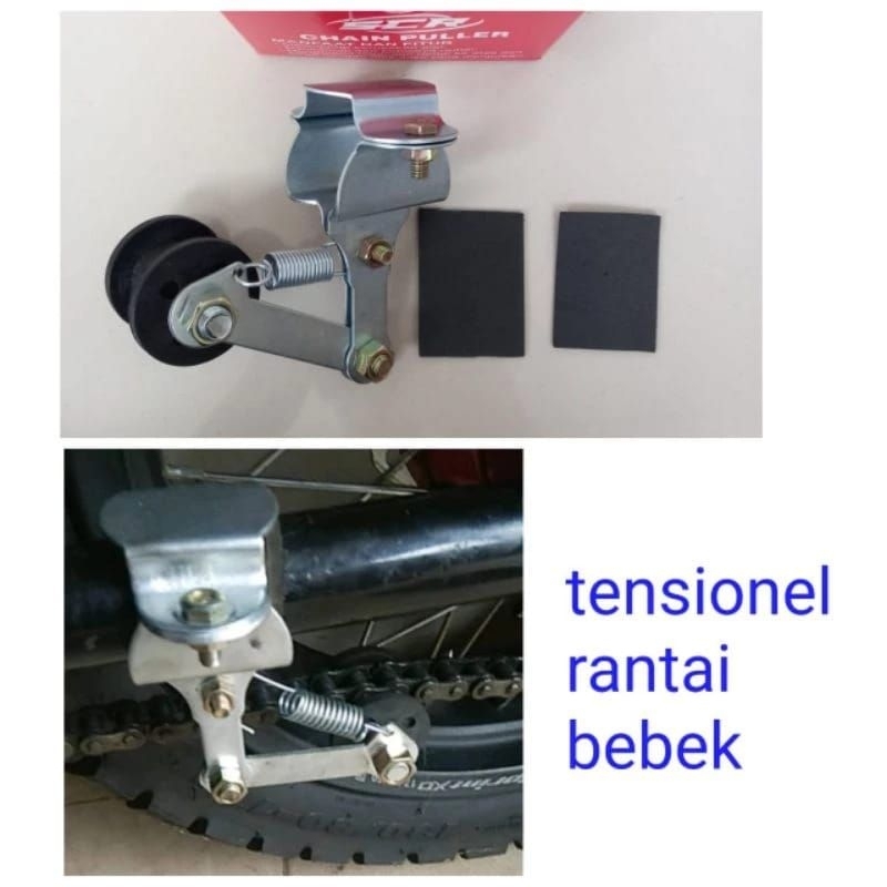TENSIONER RANTAI RODA MOTOR TAHANAN RANTE RODA MOTOR BEBEK UNIVERSAL STABIL STABILISER STABILIZER SU