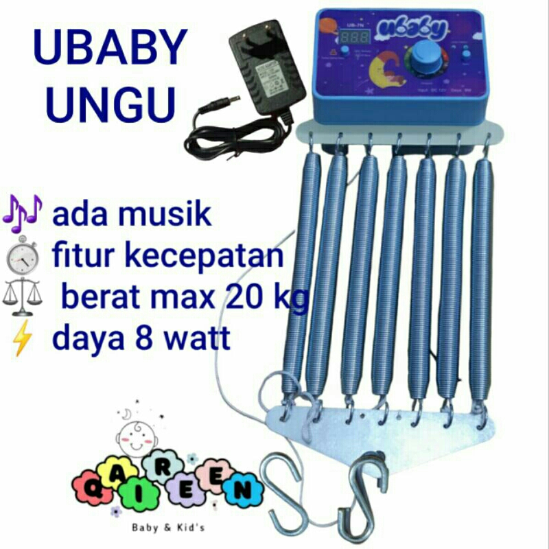 ayunan bayi elektrik ubaby ungu