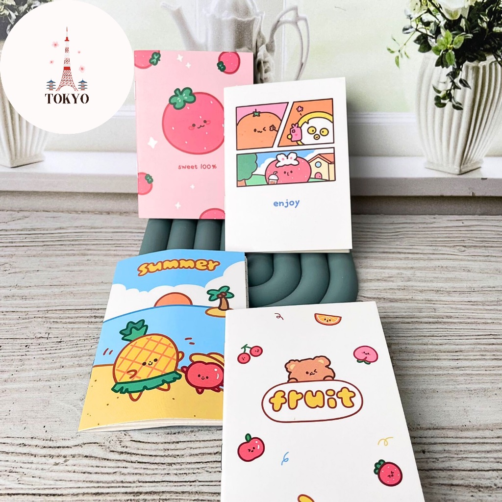 

Buku Notebook Mini A7 Fruit BK-1106 Stationary