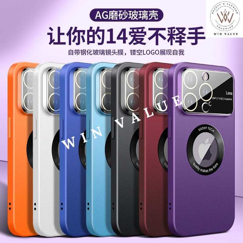 iPhone 15 iPhone 15 Plus iPhone 15 Pro iPhone 15 Pro Max Case Macaron Big Lens Magsafe Wireless Char