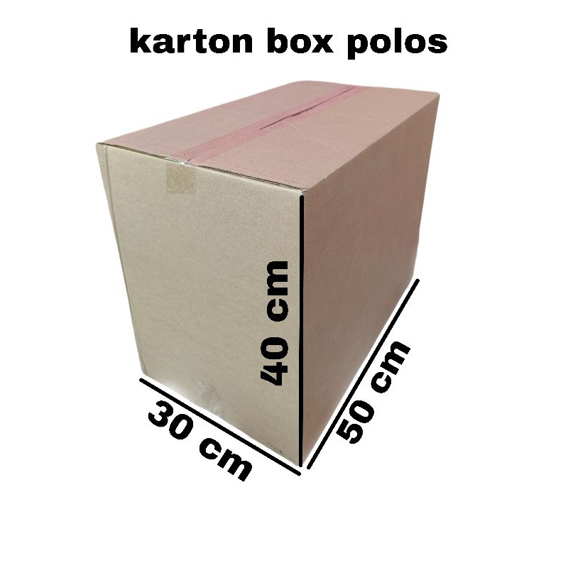 

kardus polos UK 50x30x40 kardus kecil kardus besar kardus packing