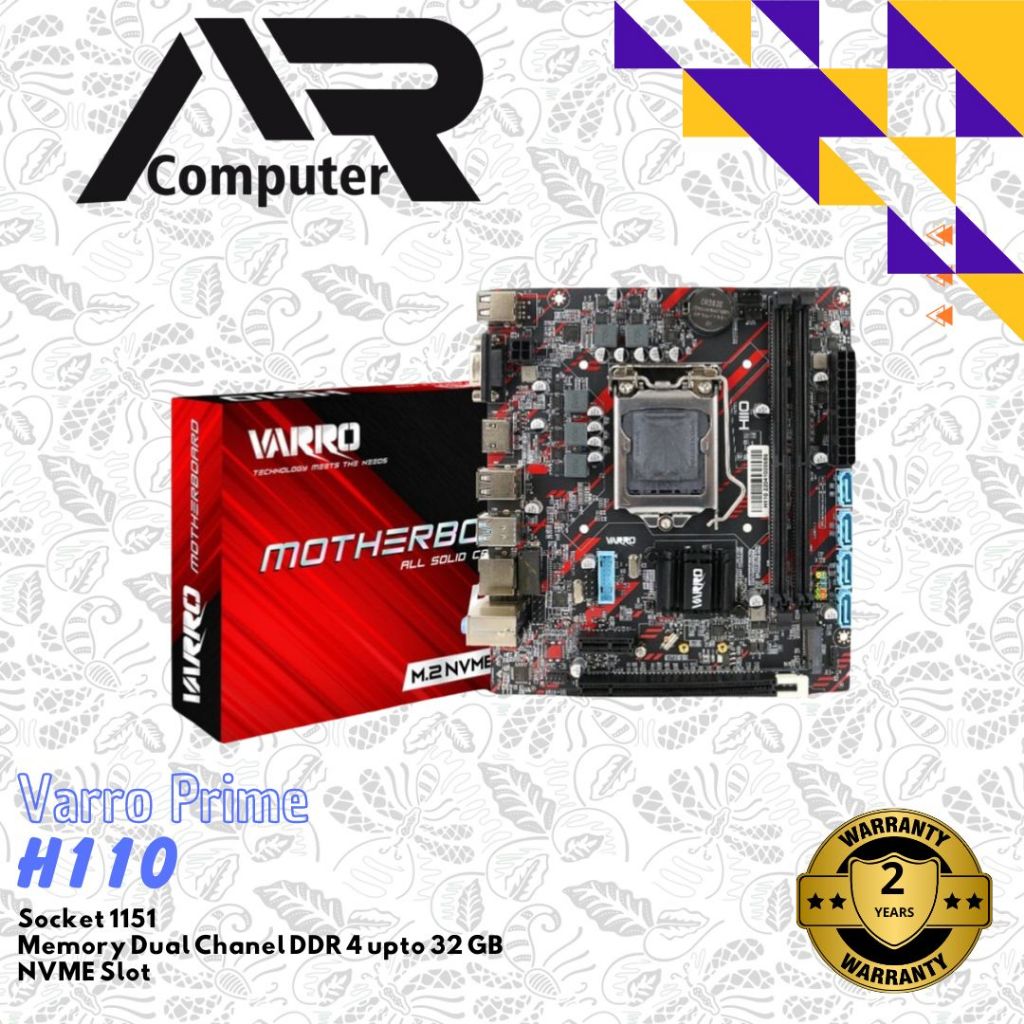 Motherboard H110 Varro With NVME