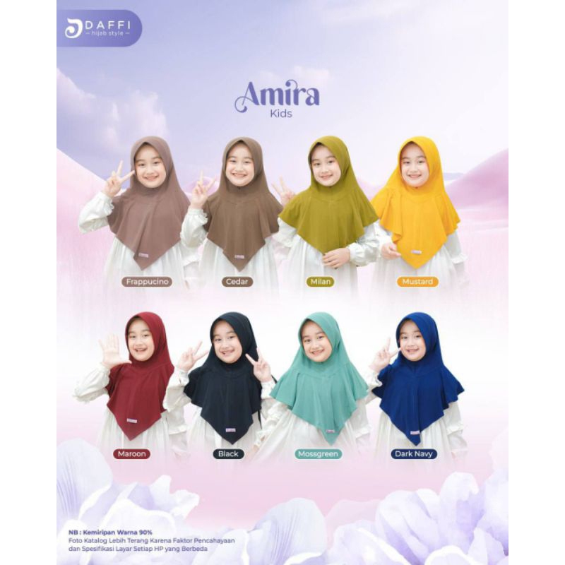 DAFFI - Amira kids - Amira series - daffi Amira - hijab anak - hijab daffi - hijab instan