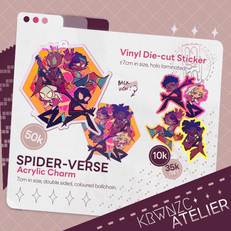 ✧ATSV✧Spiderteens Keychain Acrylic Charm