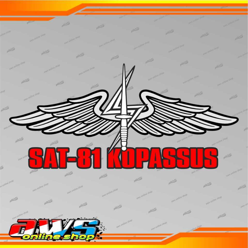 

Sticker Kopassus Sat 81