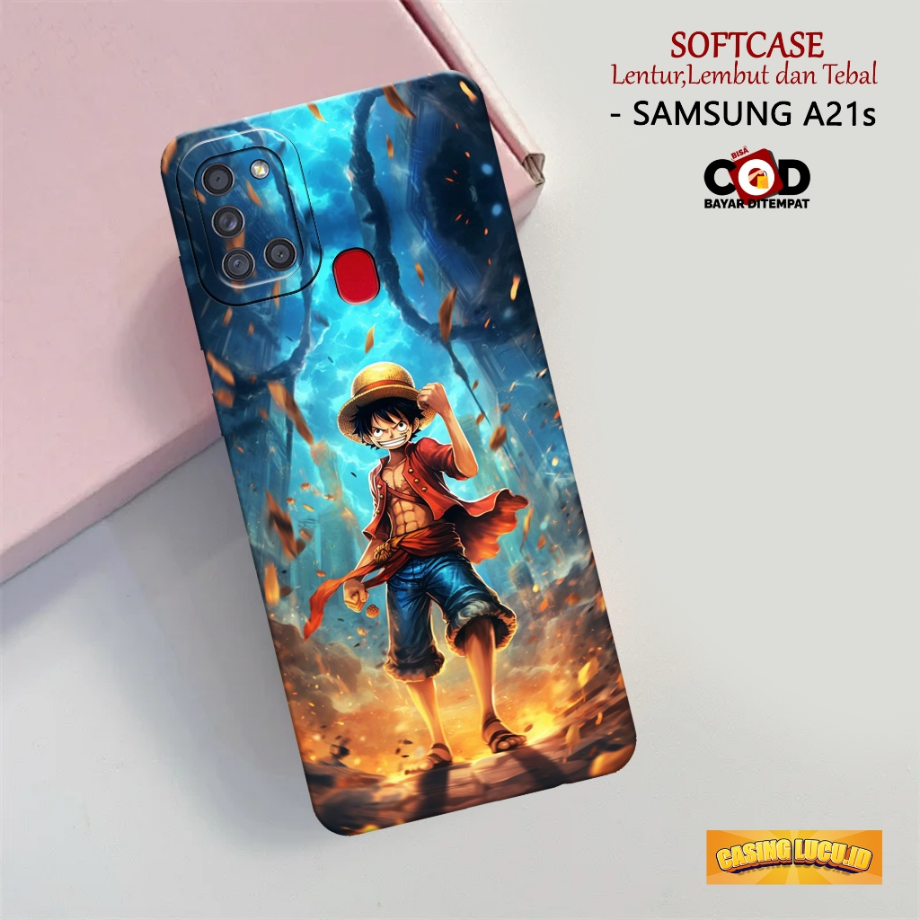 Case Hp Samsung A21s - Fashion Case ANIME - Casing Samsung Galaxy A21s - Softcase TPU Pro Camera