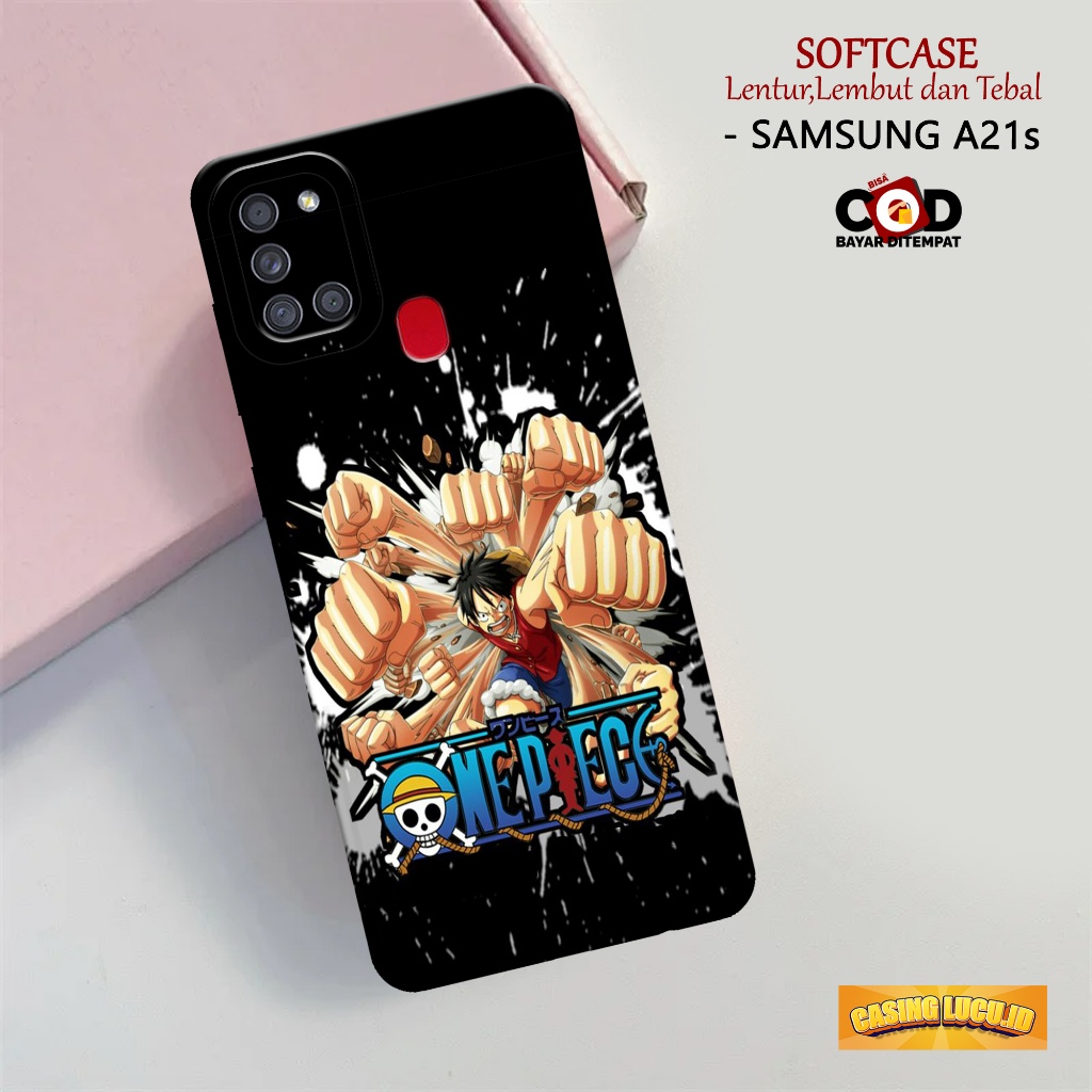 Case Hp Samsung A21s - Fashion Case ANIME - Casing Samsung Galaxy A21s - Softcase TPU Pro Camera