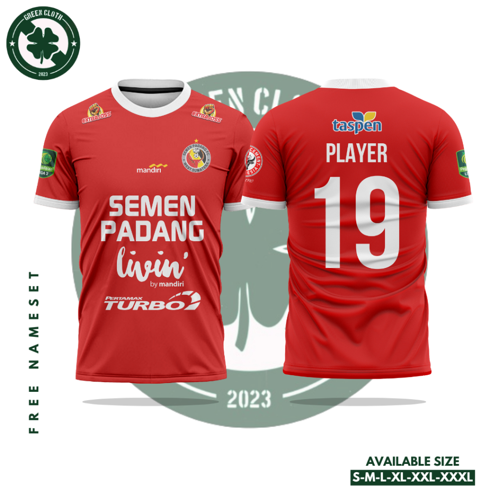 JERSEY SEPAK BOLA SEMEN PADANG 2023/2024 - HOME