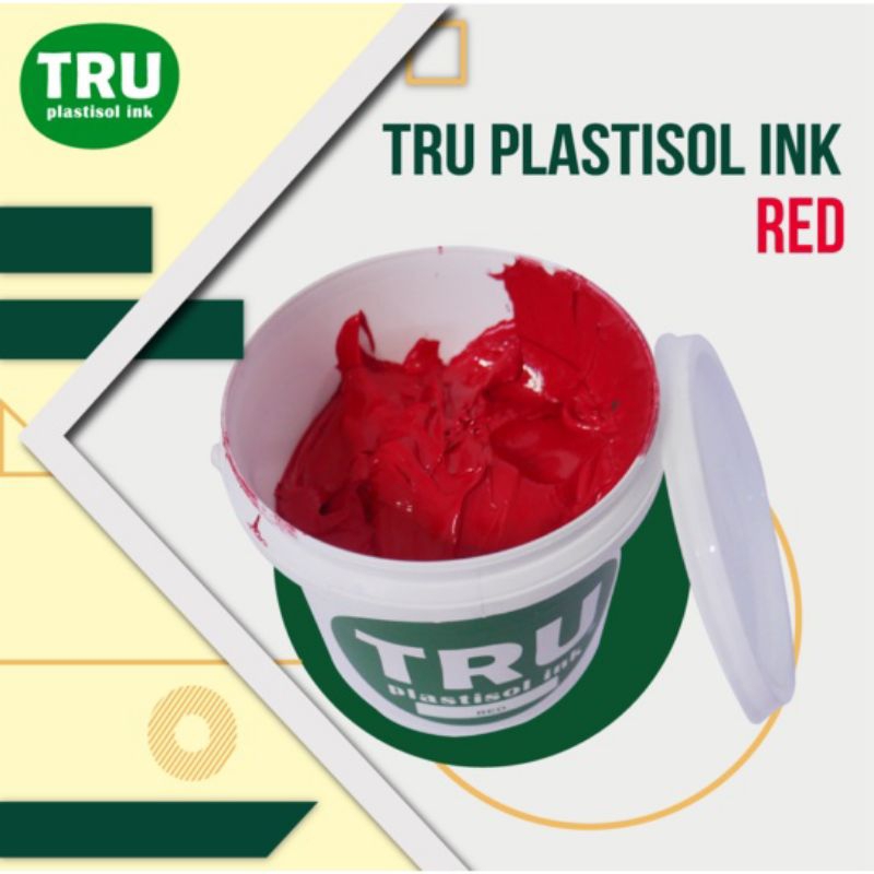 

TRU Plastisol RED Tinta Sablon 1Kg