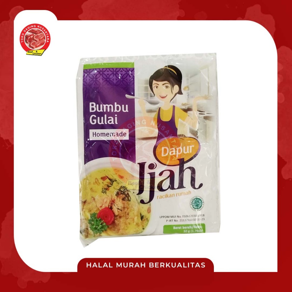 

DAPUR IJAH BUMBU GULAI 50GR