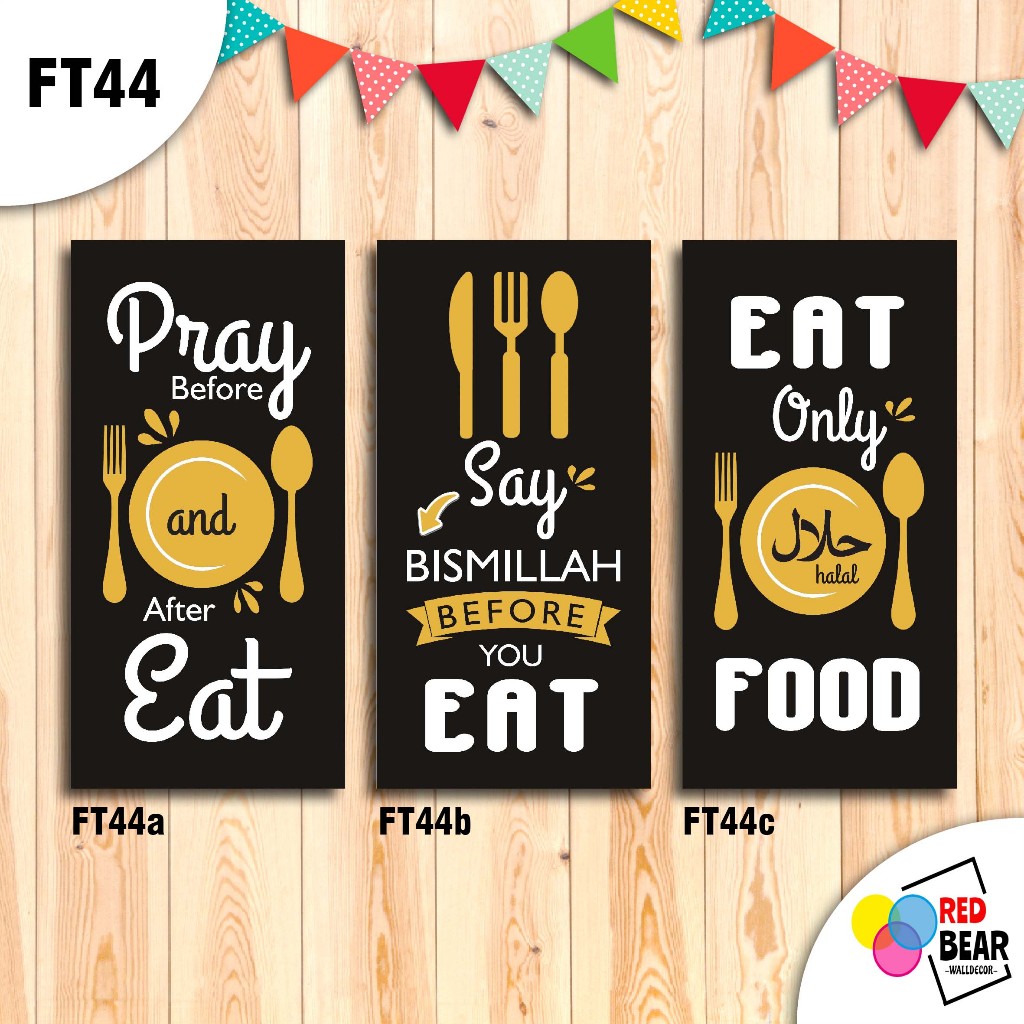 RedBear Walldecor / Pajangan Dinding / Pajangan / Hiasan Dinding - FT44