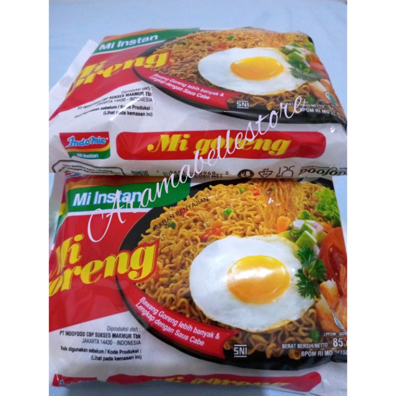 

Indomie goreng 85gr Mie Goreng Mie Instan