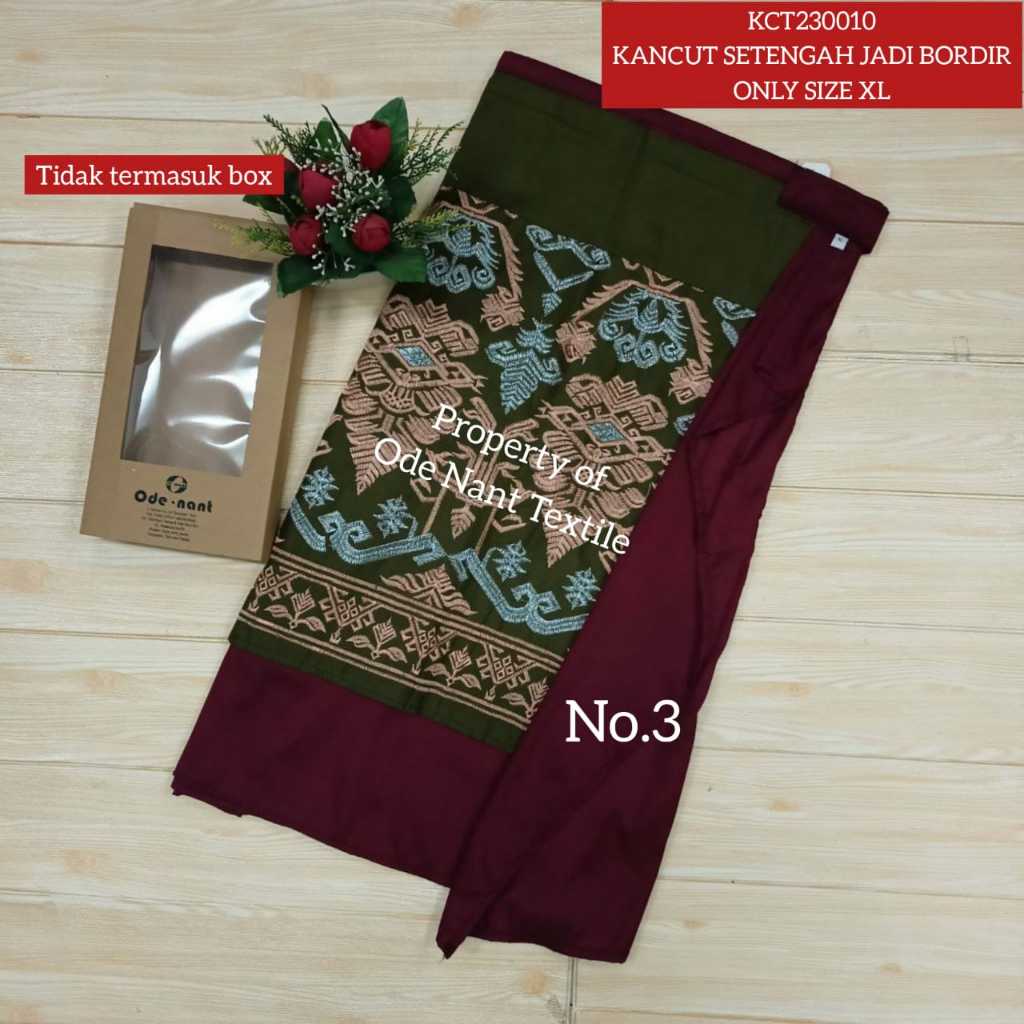 KAMEN + SAPUT SETENGAH JADI BAHAN BORDIR/ENDEK/BATIK UNTUK ANAK & REMAJA LAKI-LAKI
