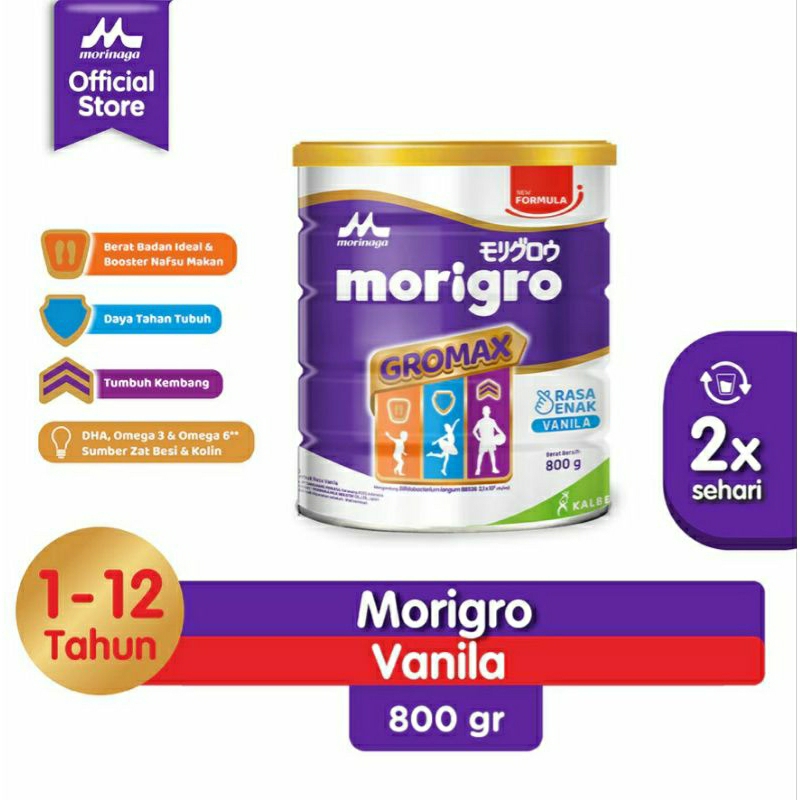 

Morinaga Morigro Vanila 800gr