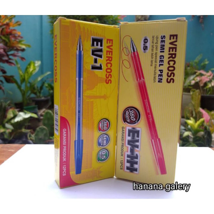 

MEGA SALE PULPEN PENA EVERCOSS STANDARD 1 pack isi 12 pcs