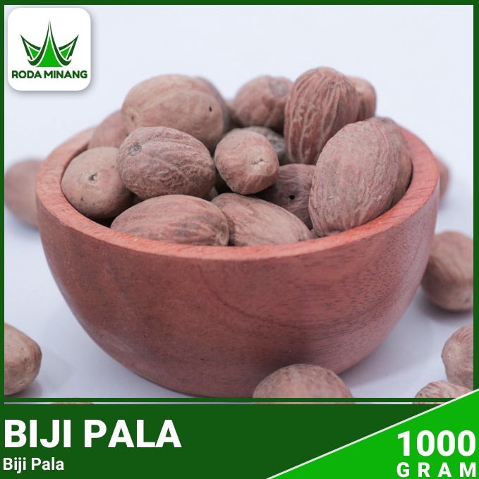 

FLASH SALE Biji Pala Bulat Utuh Nutmeg Whole Pala Panjang 1 Kg